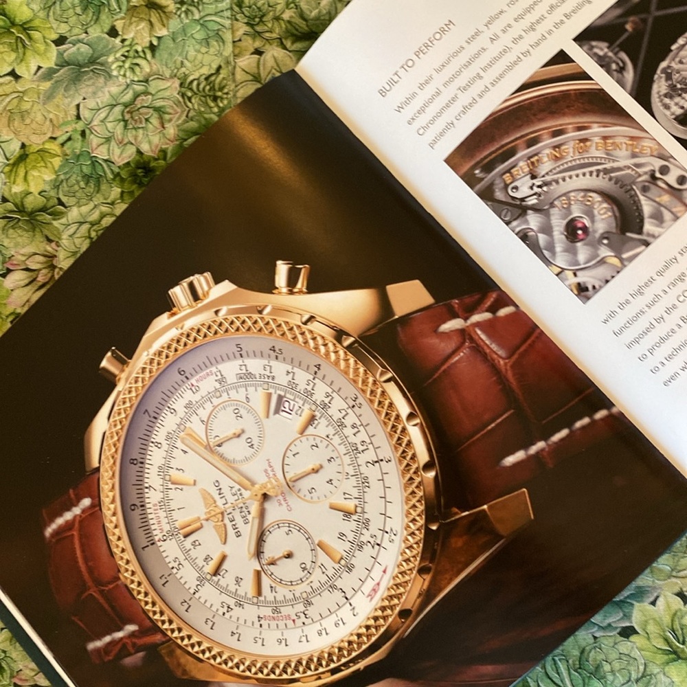 Breitling for Bentley Hard covered timepiece catalog book - Picture 6 of 11